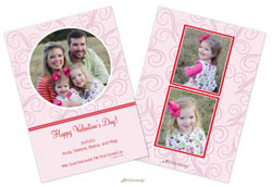 Little Lamb - Valentine's Day Photo Cards (Swirly)